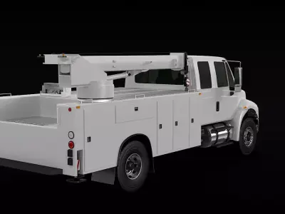 Service Truck 3D model purchase