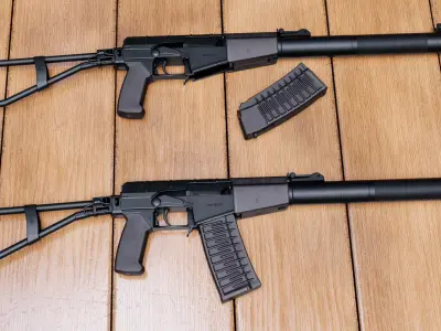 AS VAL rifle 3D model