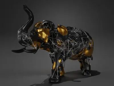 elaphent 3D model