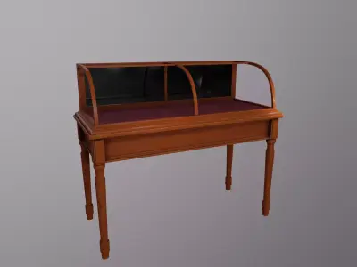 Antique Display Case Low-poly 3D model