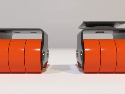 Sixer Wheel Caster 3D model