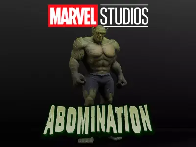  Abomination Low-poly 3D model