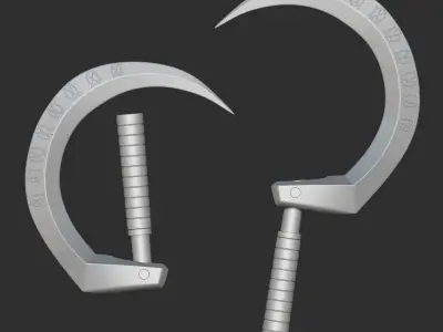 DEATH S SICKLE FROM PUSS IN BOOTS THE LAST WISH 3D print model