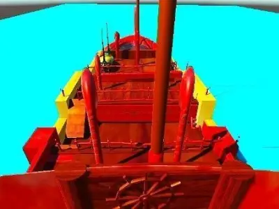 old ship Free 3D model