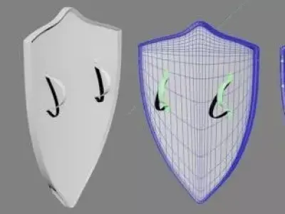 Lion Shield 3D model