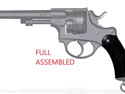 Swiss M1878 3D model
