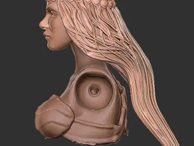 Crysania Mythic Legions Head 3D print model