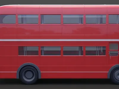 Double Decker Bus 3D model purchase