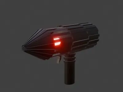 laser gun 3D model