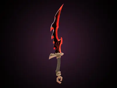 Dagger Solo Leveling Low-poly 3D model