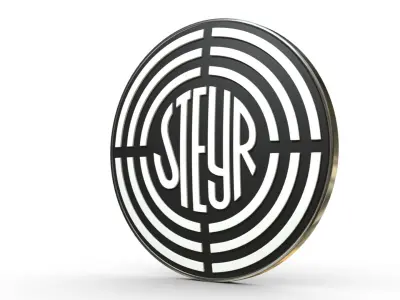 steyr logo 3D model