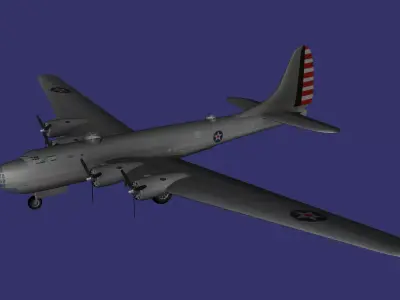 Dougles XB 19 Free low-poly 3D model