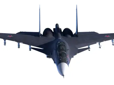 Soukhoi Su-30 Rigged Animated With Weapons Game Ready Low-poly 3D model
