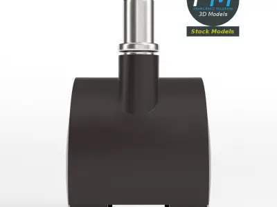 Trolley wheel 3 3D model