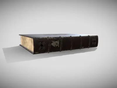 Fantasy Book Low-poly 3D model