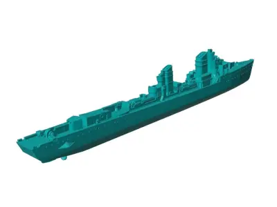 1-300 scale Type 23 torpedo boat Free 3D model