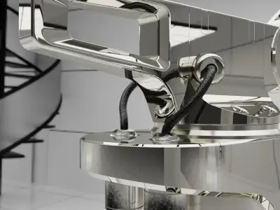 Futuristic Manipulator 3D model