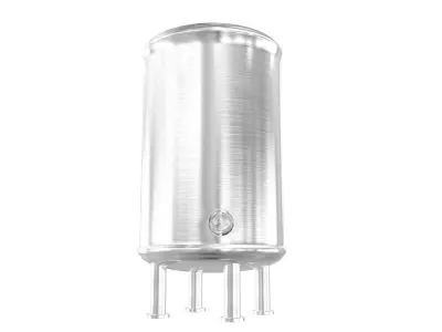 Ozone Tank Low-poly 3D model