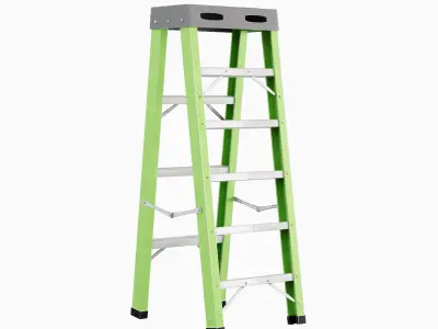 Ladder 03 Low-poly 3D model
