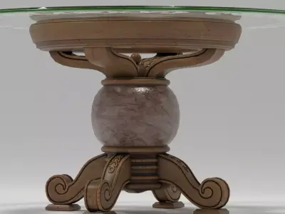 Confortable furniture classic 03 3D model