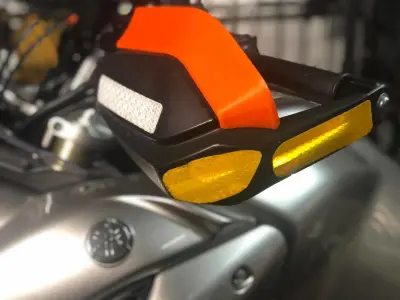 Yamaha Super Tenere XT1200Z hand guard extender 3D print model