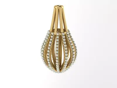 Latkan For Ear Tops Gold 3D model Free 3D print model