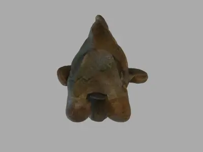 Stuffed Dinosaur Plush Toy Low-poly 3D model