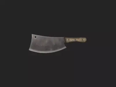 Knife 3D Model 001 Low-poly 3D model