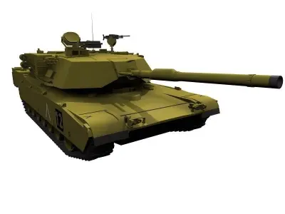 tank M1 Abrams 3D model by the5detonator