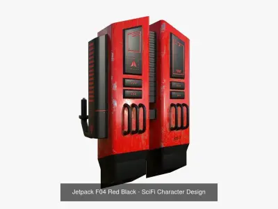 10 Jetpacks F Collection - SciFi Character Design