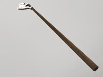 Barbarian Lochaber Low-poly 3D model
