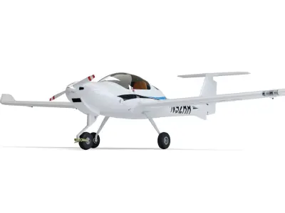 Aircraft Diamond DA20 3D model