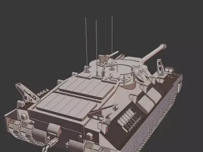 T 28 Soviet Medium Tank 3D Printable  3D print model