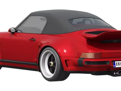 Singer Porsche 911 Carrera Cabriolet Turbo 2026 3D model