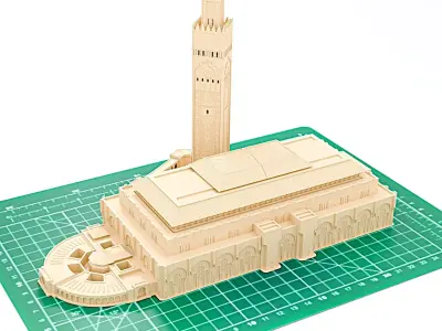 Hassan II Mosque 3D model purchase