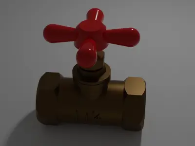Metal Pipe with tool 3D model
