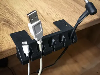 Cable-Holder plastic part 3D print model