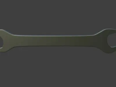 wrench Low-poly 3D model 43