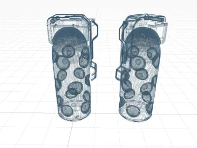 GRANADE - V03 Low-poly 3D model