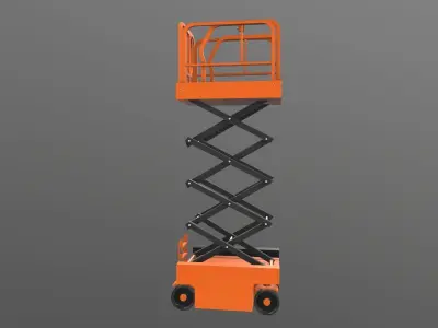 Lifter Machine Low-poly 3D model