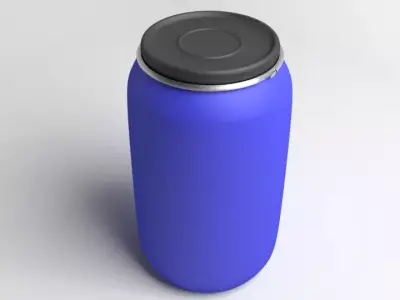 Barrel Plastic 2 3D model