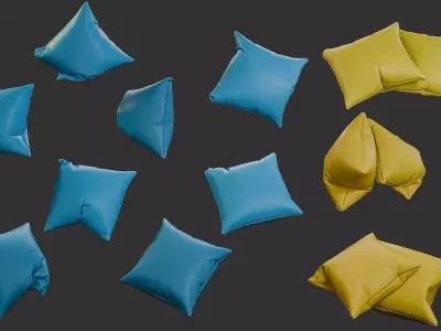 Pillows Pack 1 3D print model
