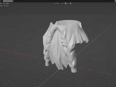 Custom3Dprint Minifigure Accessory - Minifigure Beard S1 - 04 3D print model