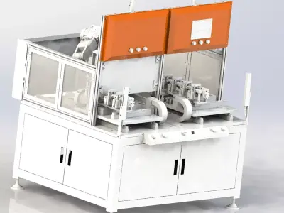 machine industry industrial equipment manufacture production 3D model V1