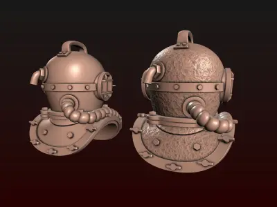 Diving Helmet 3D print model