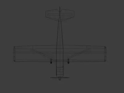 Plane DA20 3D model