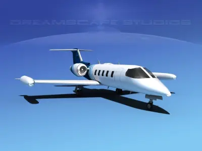 Gates Bombardier Learjet 35 V13 3D model