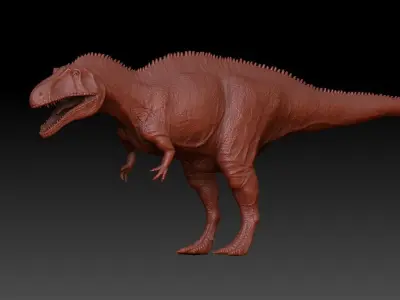 Acrocanthasaurus Sculpt 3D model