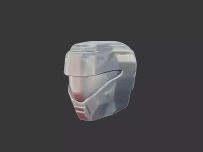 Futuristic Military Combat Helmet 3D Print Model 3D print model