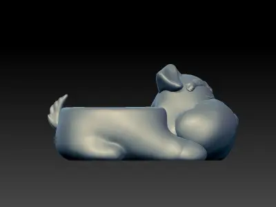 cute dog holder for 3d print 3D model